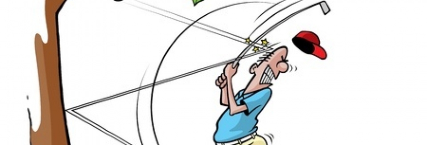 It can happen to any golfer...